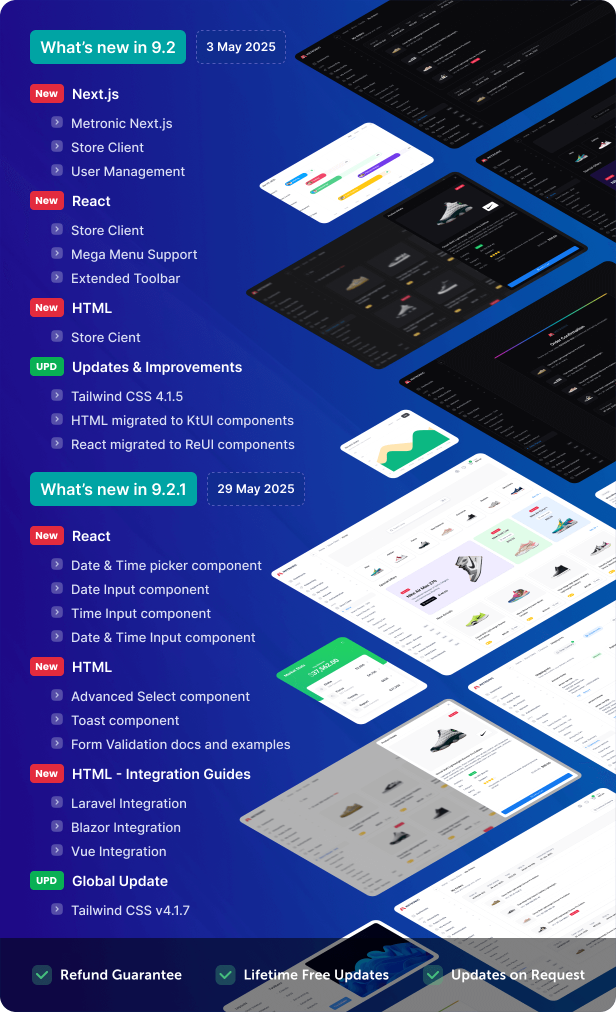 Metronic | Tailwind, Bootstrap, React, Next.js, Vue, Angular, Laravel Admin Dashboard HTML Template - 28